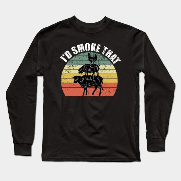 I'd smoke that Long Sleeve T-Shirt by kevenwal